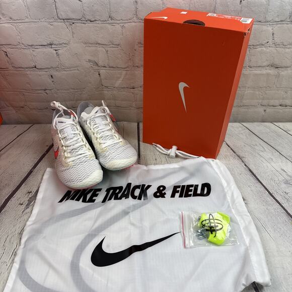 Size 8 Nike Zoom Mamba 5 Track Shoes White Ombre Cleats AJ1697-100 Men’s New - Picture 12 of 12